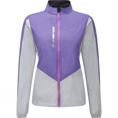 Chaquetas Ronhill Aspiration Windlite Mujer Moradas / Gris - Chile QYX647019